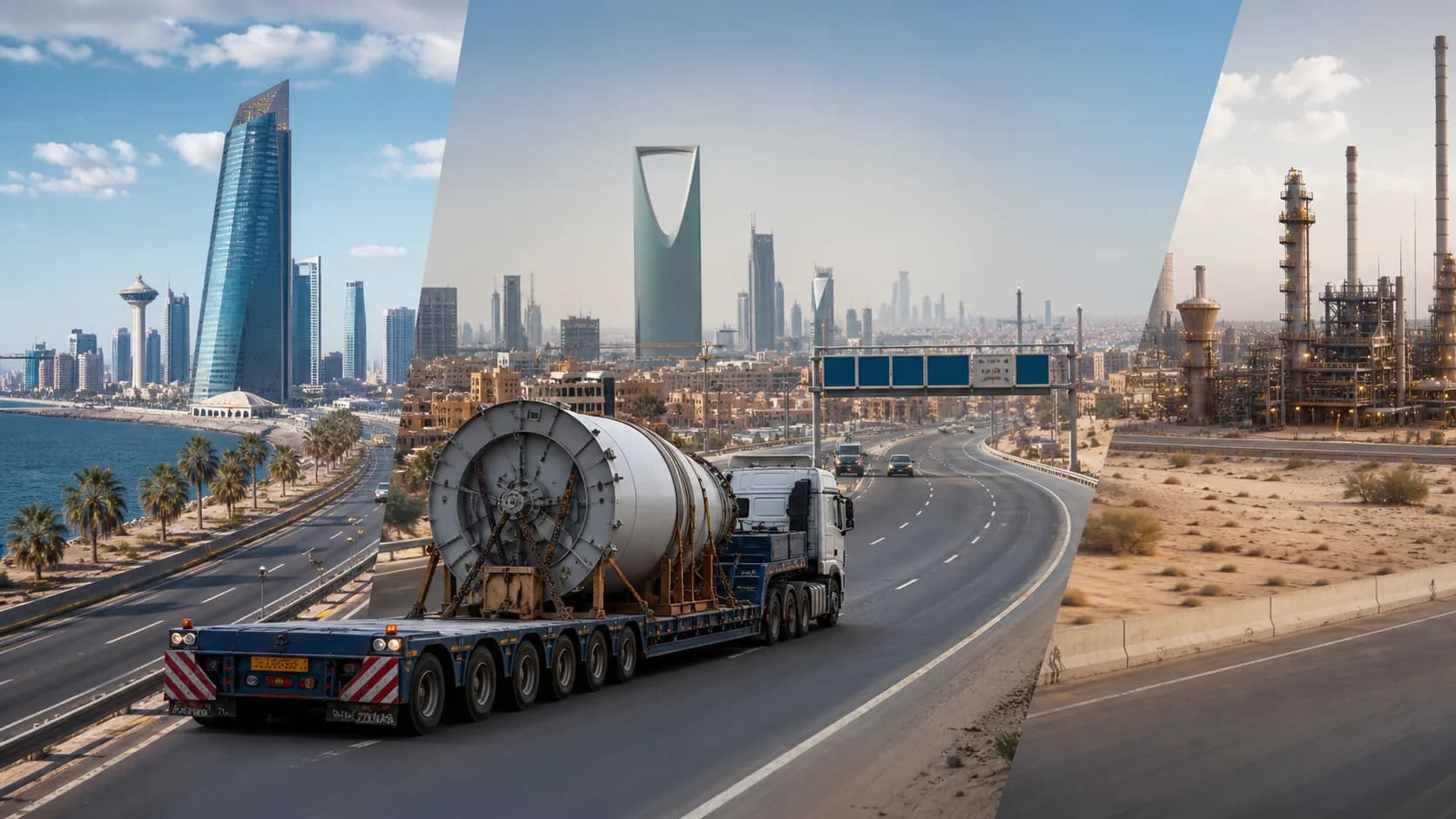 صورة تغطية لوبد ونقل معدات ثقيلة في الرياض